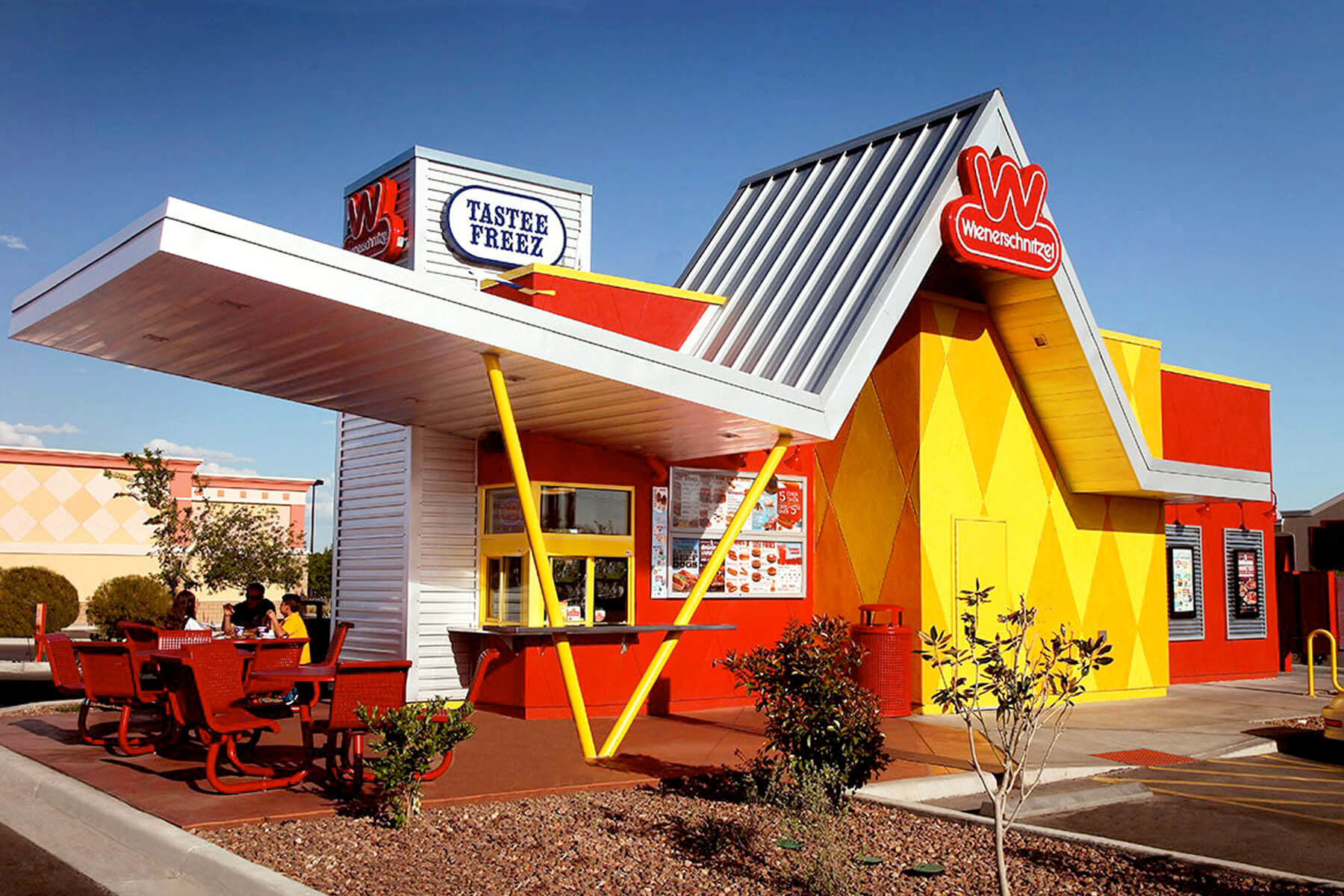 A hotdog restaurant.